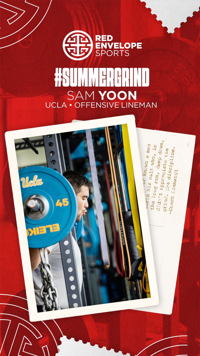 Red_Env_Sports's tweet image. @SamYoon64 doing work towards a big ‘25 season for @UCLAFootball