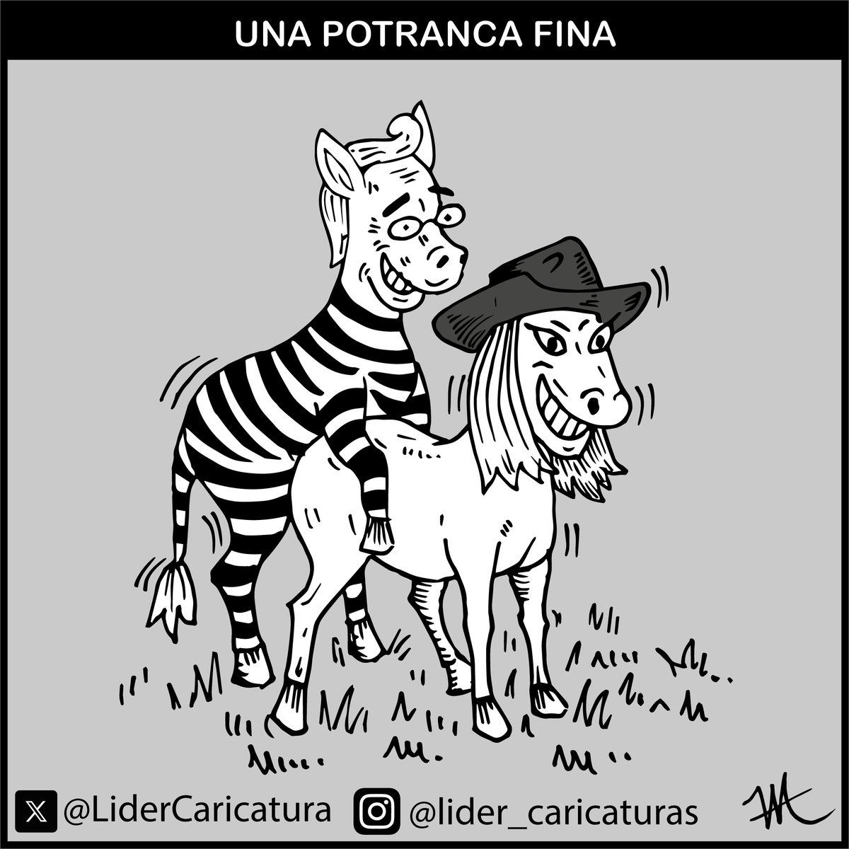 LiderCaricatura's tweet image. Un poco de actualidad política  🤓✌️