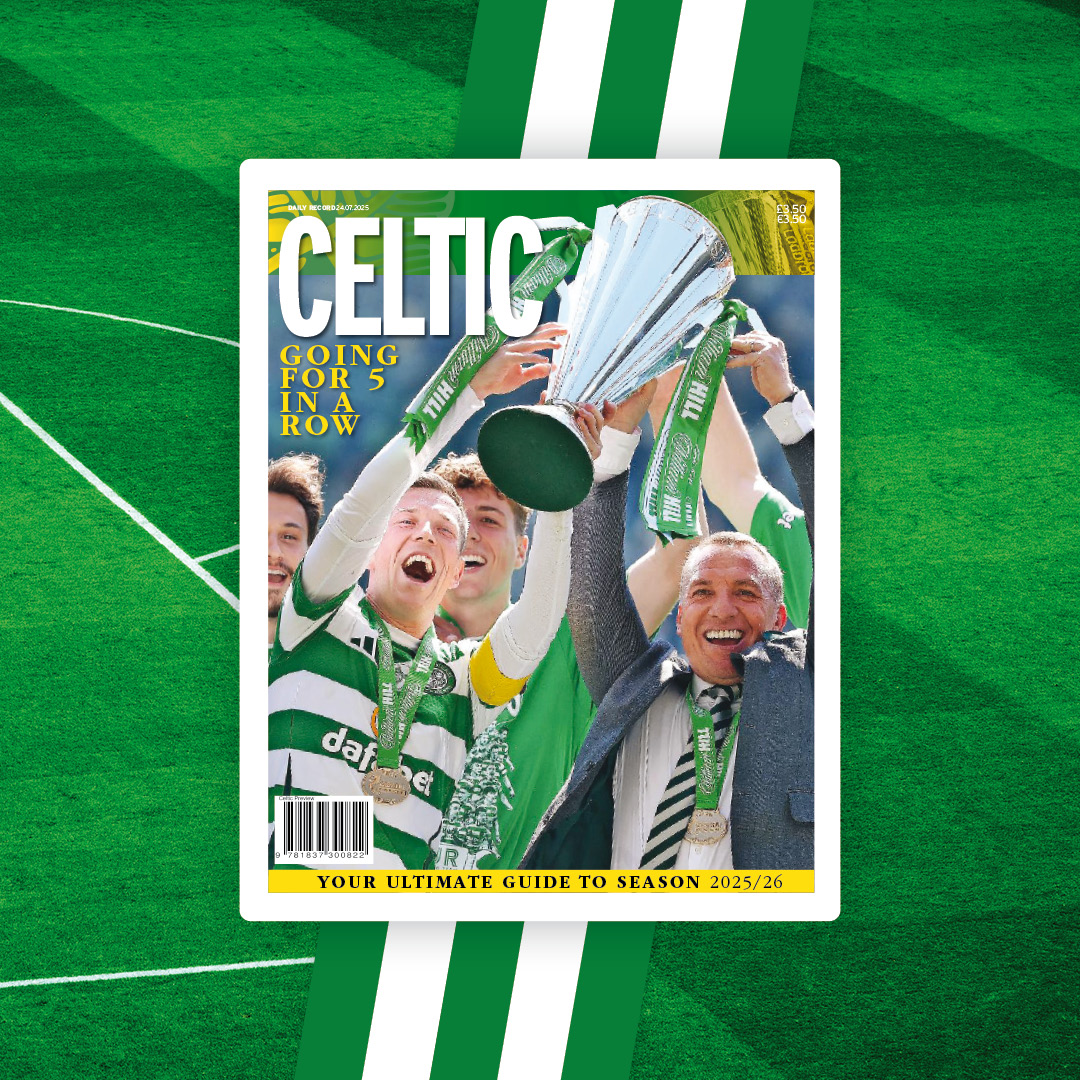 Record_Sport's tweet image. Kick Off the 2025/26 season with Record Sport's ultimate guide packed with a full fixture list and key dates for the campaign, as Celtic go for 5⃣ Premiership titles in a row! 🏆
Order your copy here now for only £3.50 🍀
👇👇👇
dailyrecord.co.uk/sport/football…