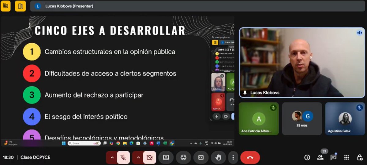 ideograma's tweet image. 📊 La Diplomatura en Comunicación Política y Campañas Electorales que dirige @antonigr en @UNTREF se propone construir soluciones a los retos actuales.
@LucasKlobovs compartió sus reflexiones y análisis sobre los desafíos que hoy enfrentan las encuestas. ¡Gracias por sumarte!