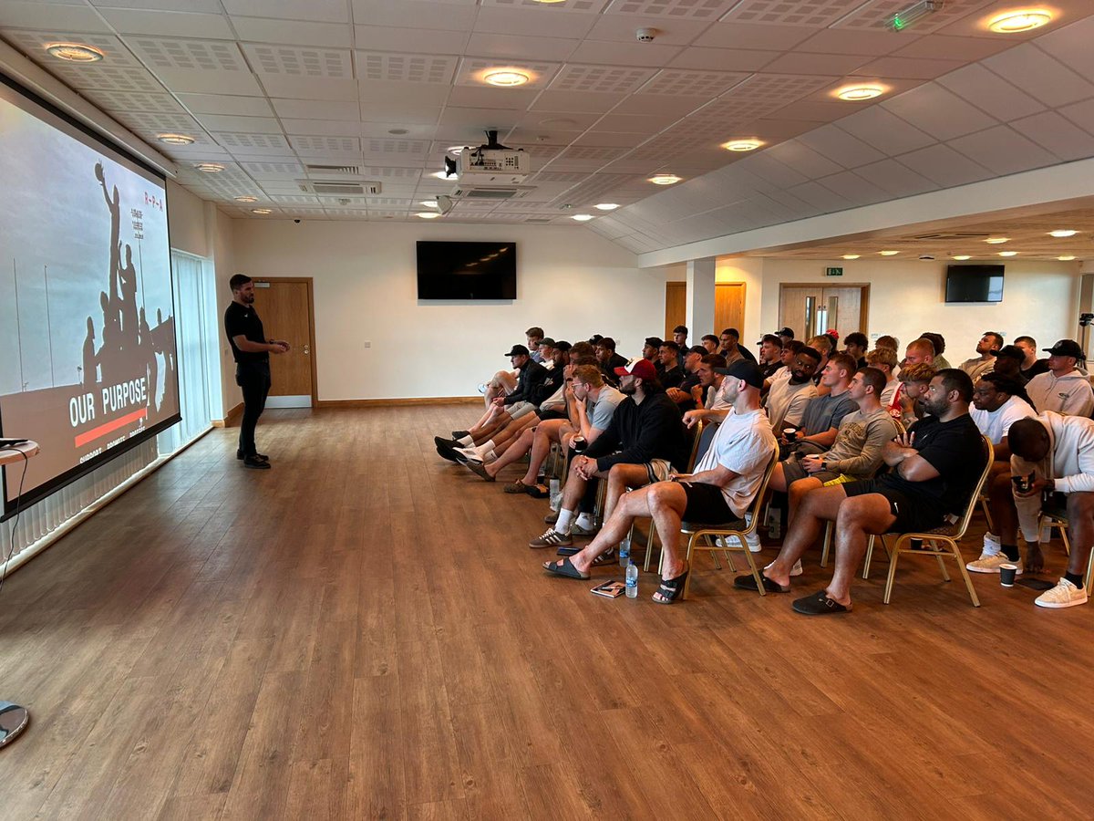 theRPA's tweet image. Our opening Men's Player Forum took place this morning at @ExeterChiefs🙌
A huge thank you to all the players who came & engaged with us heading into the new season!
#ForOurPlayers