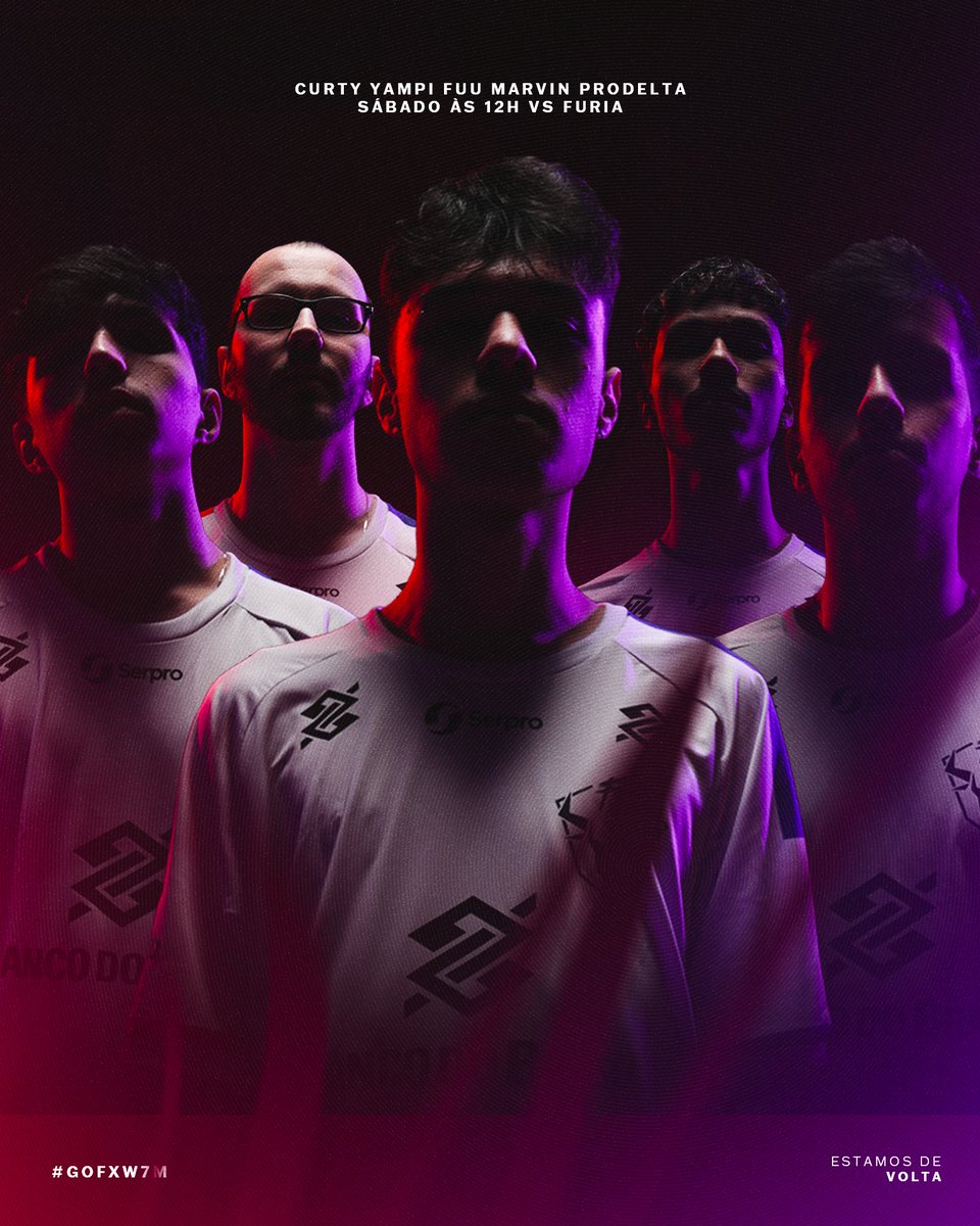 Faltam 3 dias pra estreia da nova line!

Contamos com a torcida de todos vs <a href="/FURIA/">FURIA</a> às 12h, focados e prontos #GOFXW7M