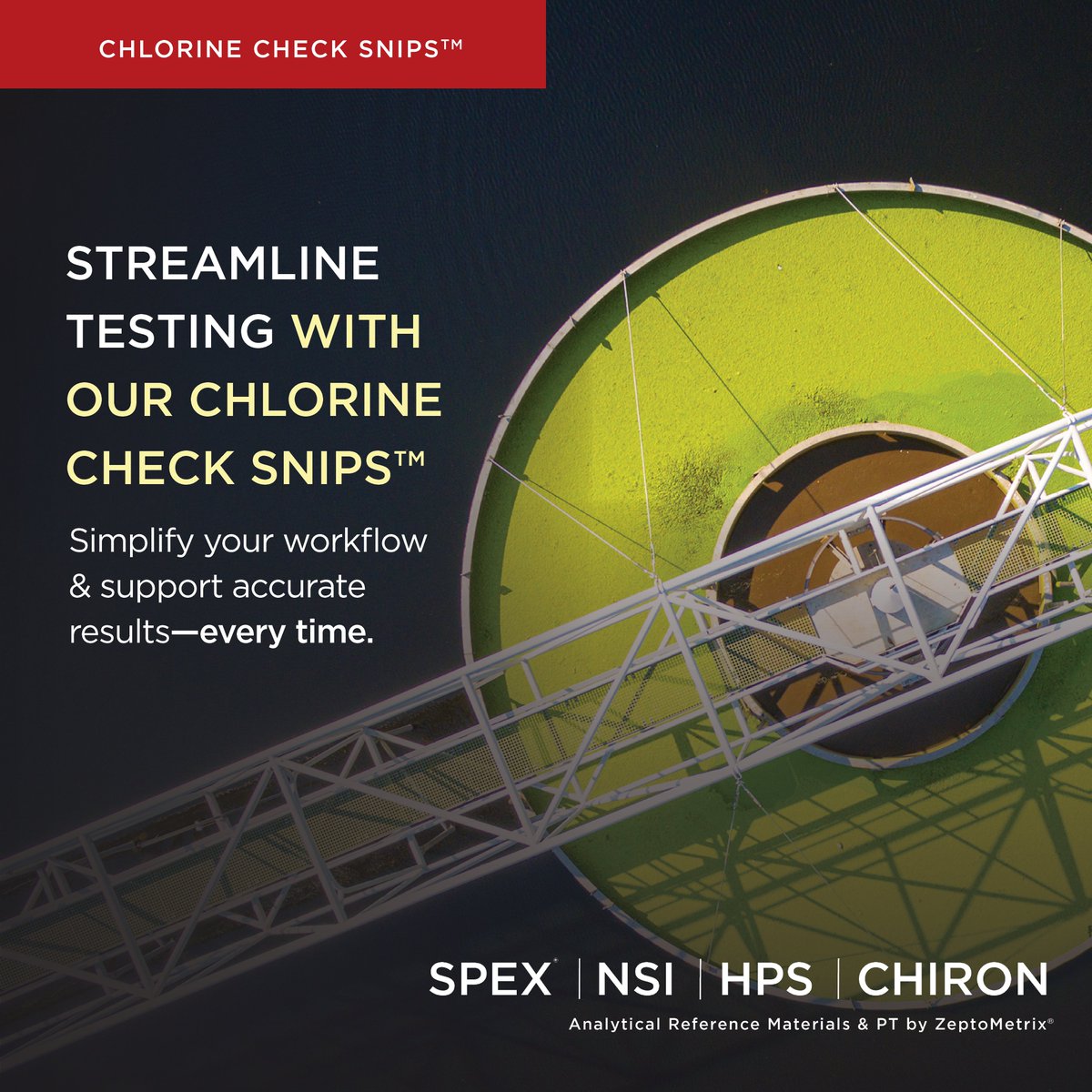 SpexScience's tweet image. Designed for efficiency, Chlorine Check Snips™ help your lab or facility save time without compromising quality. Order today: gozeptometrix.com/4luoGhv. 

#wastewater #wastewatertesting #environmentaltesting #environmentalsafety #chlorinechecksnips