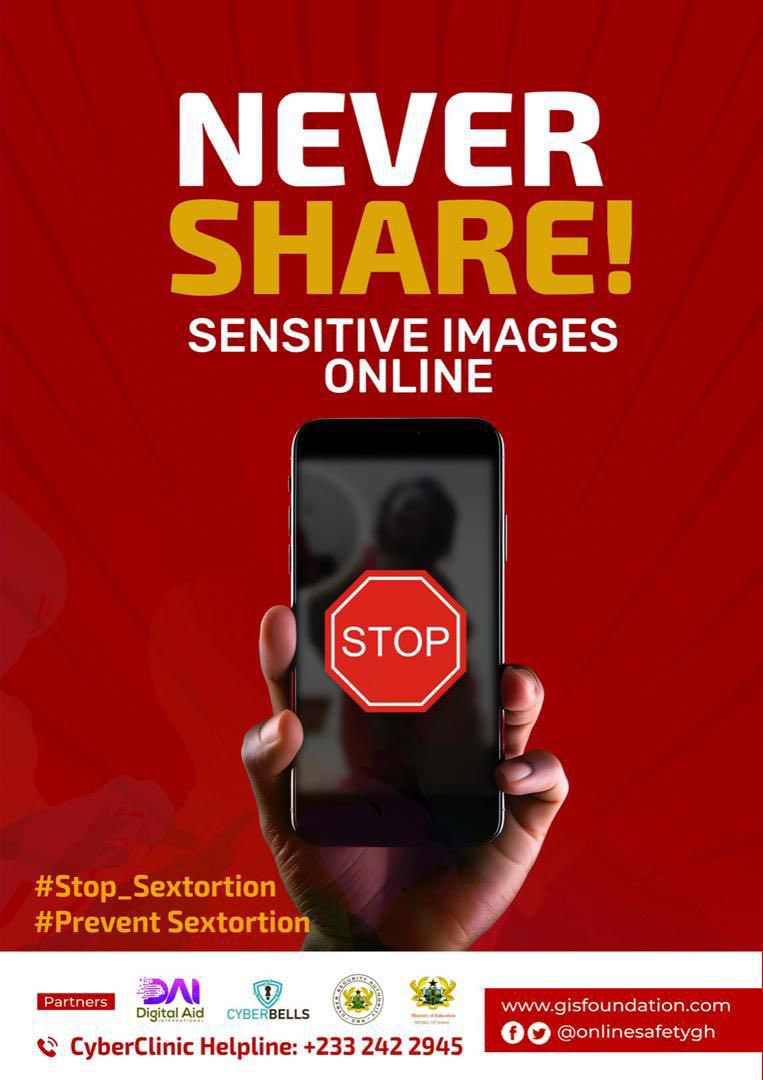 Ice_Moni1's tweet image. There's an increase in sextortion cases being reported on, especially financial sextortion where the offender demands money from the child. #StopSextortionNow
#GISFPraesidioPartnership
Visit smartklick.org
Call or Text 0545957408 for help
@OnlineSafetyGh @Praesidiosafe