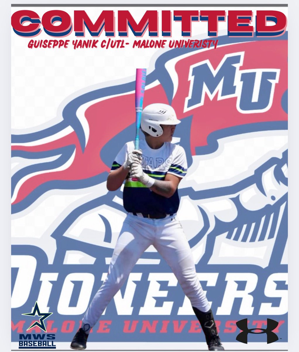 Today’s committed MWS player is C/UTL <a href="/YanikGiuseppe/">Giuseppe yanik</a> hailing from <a href="/MHS_hardball/">Manchester HS Baseball</a> 
He is committed to <a href="/MaloneBaseball/">Tom Crank</a> and plans to major in Business 📈💫
<a href="/_MidwestStars/">Midwest Stars Baseball</a>