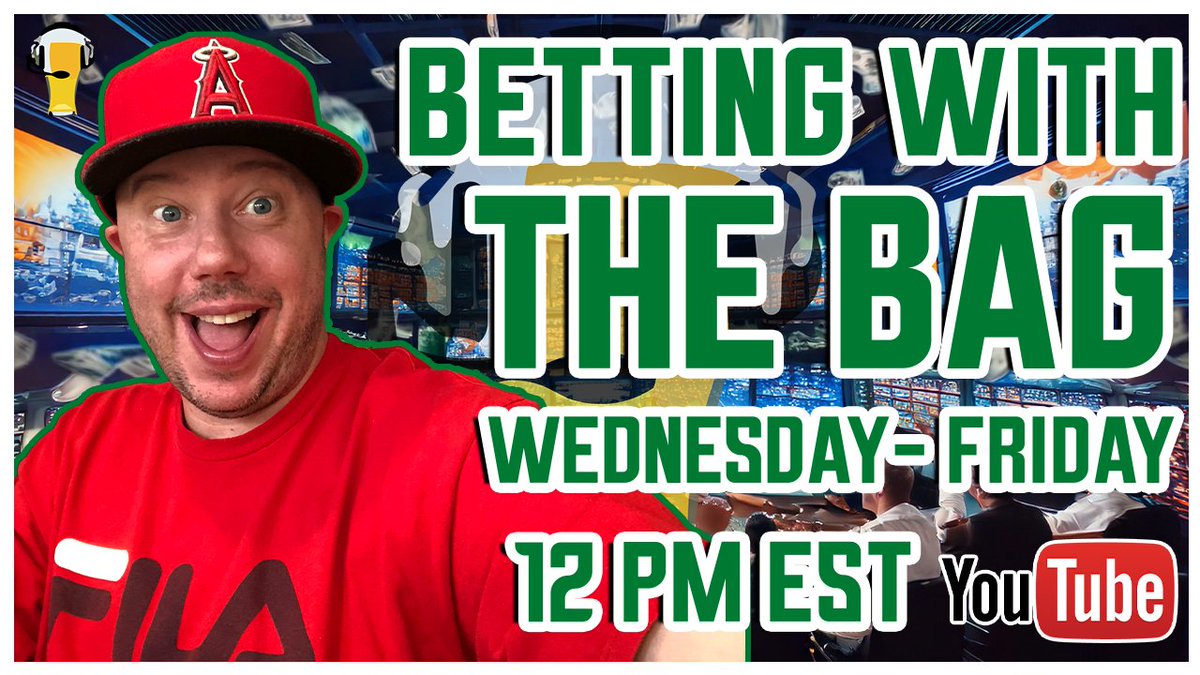 Jimmy the Bag (@jimmythebag) on Twitter photo ***Programming Alert***
With heavy afternoon MLB action today, our Wednesday Betting with the Bag show starring <a href="/WineTimeSports/">Wine Time Sports</a> will start at 11:30am on <a href="/PubSportsRadio/">Pub Sports Radio ™</a>. LETS GET THAT CASH! #Leche ***Programming Alert***
With heavy afternoon MLB action today, our Wednesday Betting with the Bag show starring <a href="/WineTimeSports/">Wine Time Sports</a> will start at 11:30am on <a href="/PubSportsRadio/">Pub Sports Radio ™</a>. LETS GET THAT CASH! #Leche