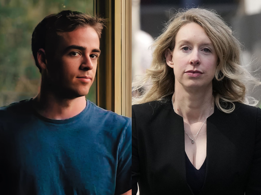 Meet the intern who took down Theranos from the inside.

In 2013, he discovered Elizabeth Holme's $9 BILLION lie before anyone.

Instead of protecting his future... he risked everything to expose her.

Here's his incredible story: 🧵