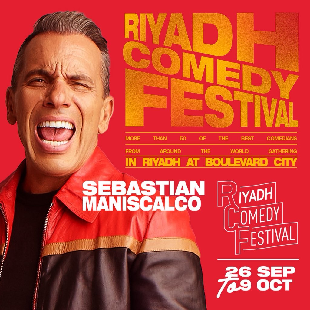 SebastianComedy's tweet image. Riyadh, SA - excited to be a part of Riyadh Comedy Festival later this year