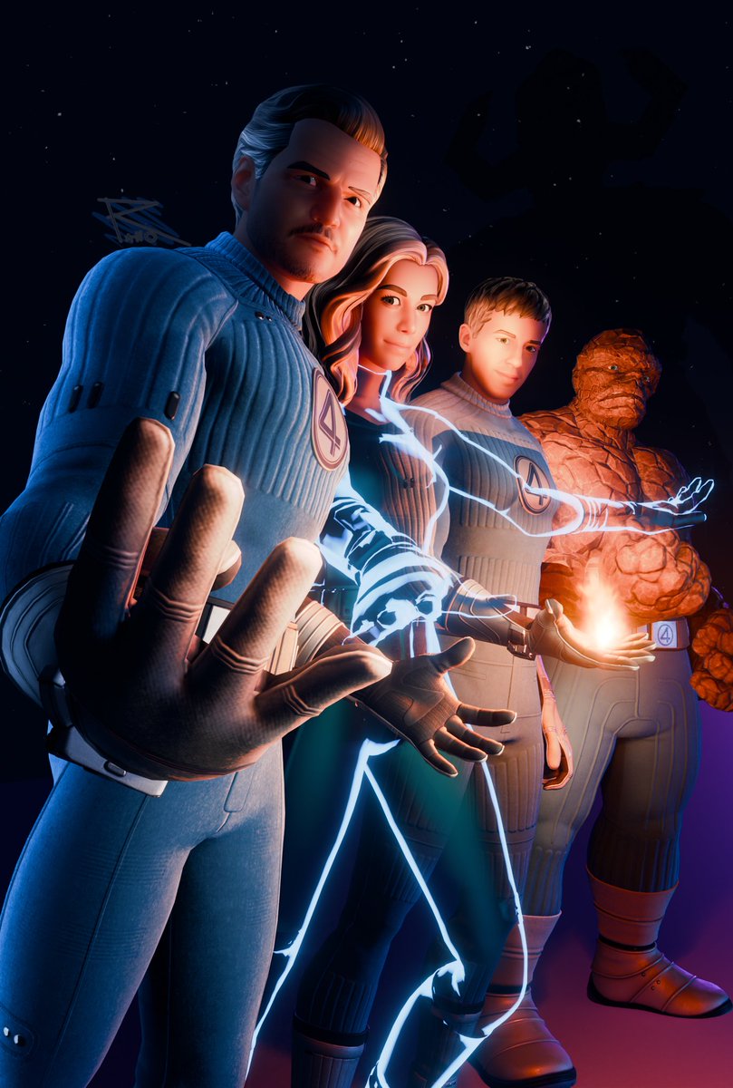 RanoRano35's tweet image. The Fantastic Four
#FantasticFour #FantasticFourFirstSteps #MarvelStudios #Marvel #Galactus
#Fortnite #FortniteArt #Blender #B3d #Fanart