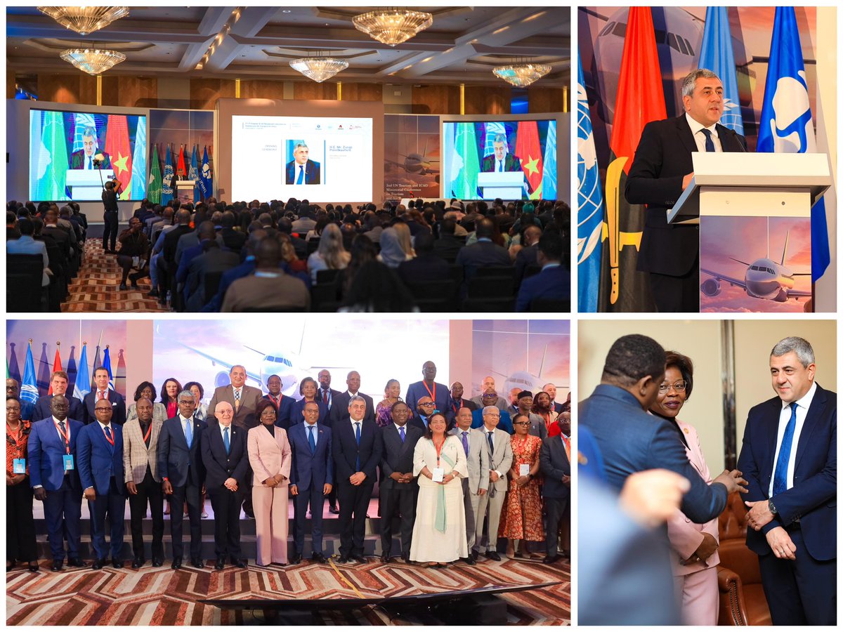 1/2

At the 2nd UN Tourism/ICAO Ministerial Conference on Air Transport in Luanda, Angola, I emphasized the urgent need for stronger collaboration between the aviation and tourism sectors to fully realize tourism’s potential as a key economic driver across Africa.