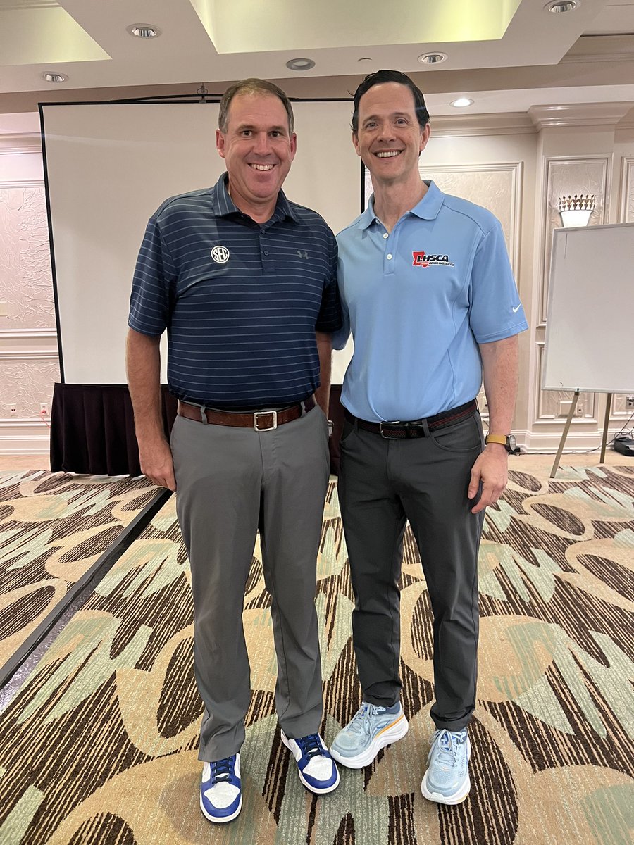 TheLHSCA's tweet image. Thank you Daniel Gautreaux for your commitment to growing the relationship between coaches and officials across our sports in Louisiana.
The @lhsoa has been working hard all summer and we appreciate that!
