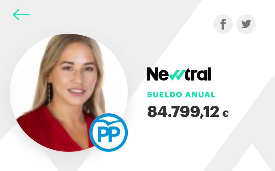 joseasekas's tweet image. La rubia del PP, Noelia Núñez, cobra 84.799,12€ de dinero público por tener 4 carreras sin terminar.....
Luego se pone a criticar cuando no le dice la verdad ni al médico