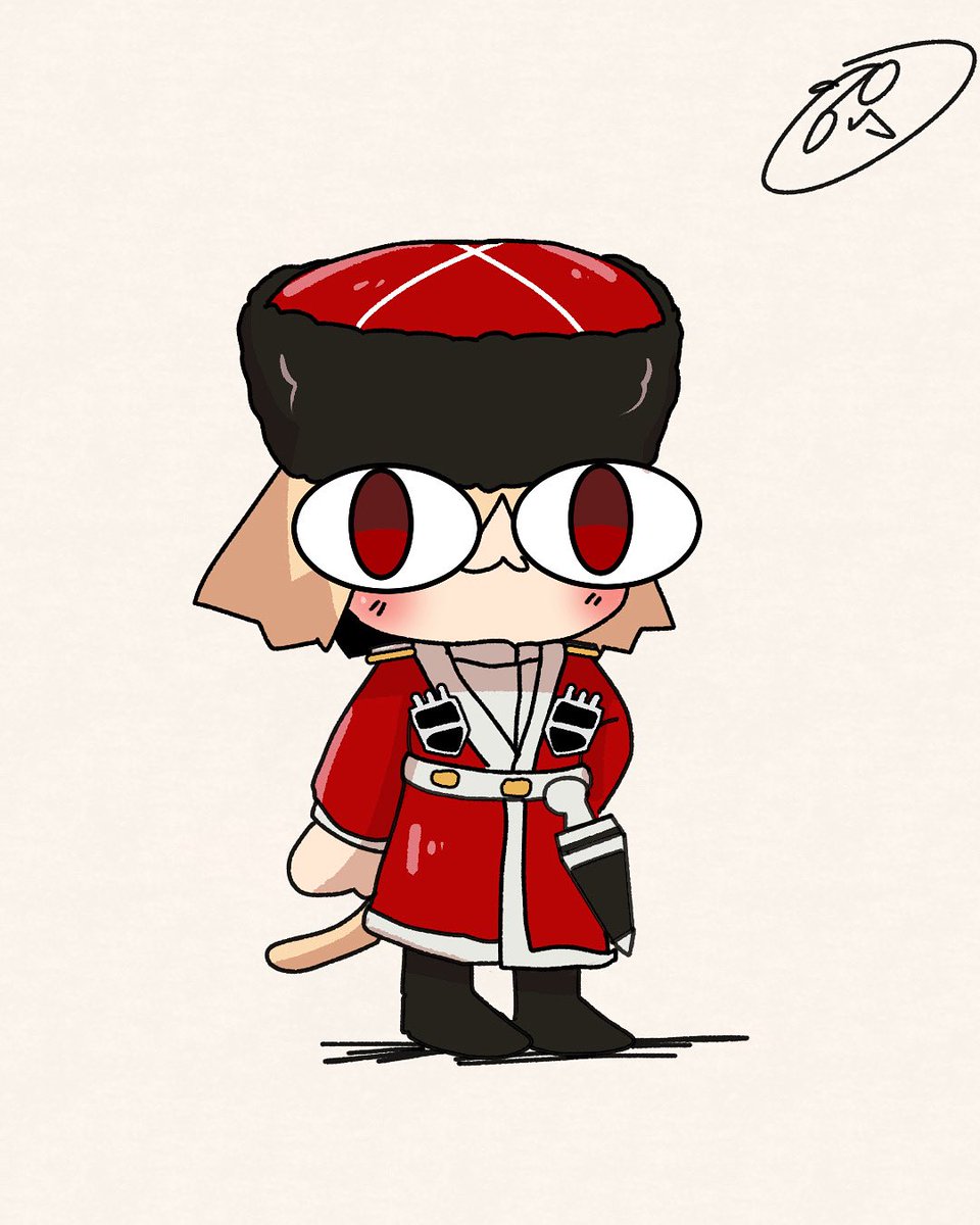Awl__owl's tweet image. Neco Arc Cossack, requested by @WaterWizard on stream ✨( ⓛ ω ⓛ )
#NecoArc #Catmeme