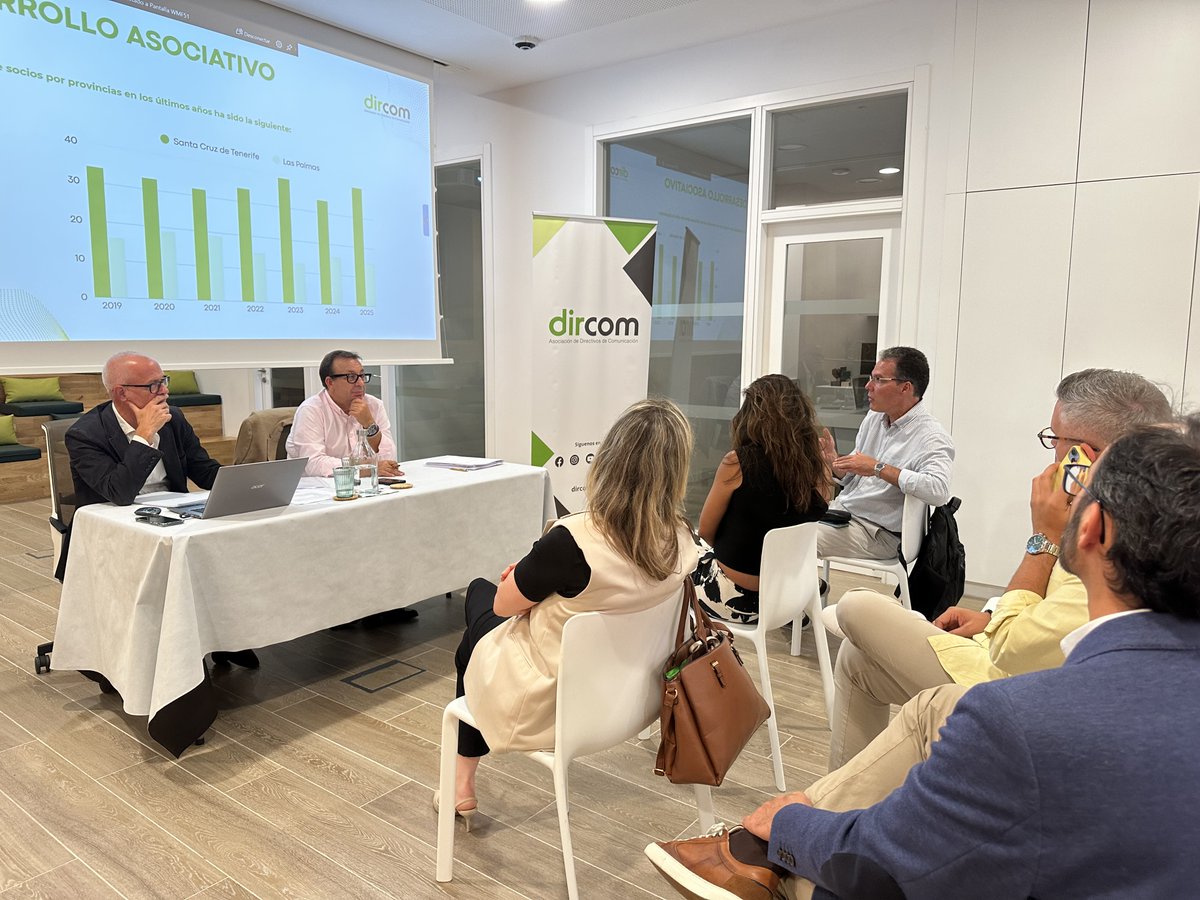 El pasado jueves celebramos la XII Asamblea Territorial Ordinaria de Dircom Canarias en Las Palmas de G.C.

Además, tras la asamblea, <a href="/AngelesMorenoF/">Angeles Moreno</a> nos presentó en exclusiva el European Communication Monitor 24/25, el estudio global que marca el futuro de la #Comunicación 🚀