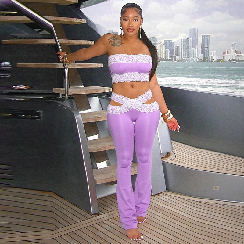 urfashionvogue's tweet image. Sexy Tube Top/Hollow Flared Pant Set
Size:S-L (Stretchy)
Price:33,000
Quality