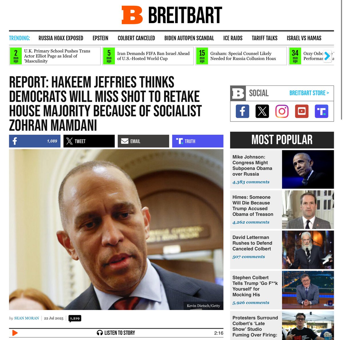 TonySeruga's tweet image. REPORT: Hakeem Jeffries Predicts Zohran Mamdani Will Make Democrats Lose the House
Opposition parties typically perform well in a new president’s first midterm elections. Anything less is humiliating.
Could 2026 be an exception? Recent polling revealing that Congressional…