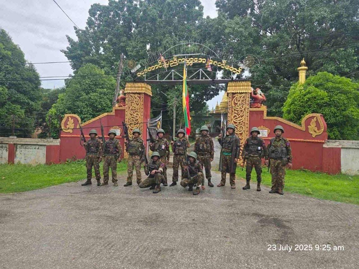 LauHonMeng's tweet image. As of July 23, the #Tatmadaw has regained full control of #Thabeikkyin district from #TNLA #PDF terrorists & their allies, & is actively working to restore peace & stability in the region.
#MyanmarFactCheck
@IrrawaddyNews @NUGMyanmar @DVB_English @Myanmar_Now_Eng @ZawWaiSoe4 @CNN