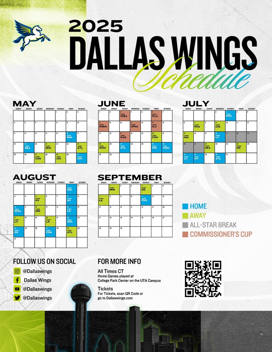 ForGoodAri's tweet image. I don't expect Paige to play vs either the Aces or the Liberty since it's a b2b
Last b2b of the season for the Wings
Still wish there weren't so many "3 games in 1 week" coming up, hopefully the WNBA extends the schedule next season