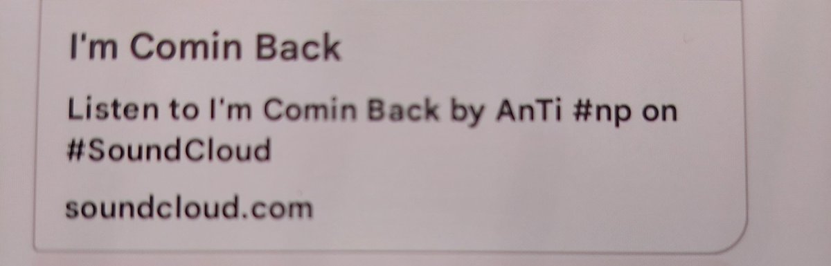 Listen to this piece from my lil bro peeps... I think you might like it...
on.soundcloud.com/tQ00ZhwaPWj748…