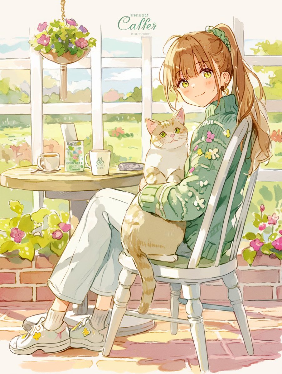 chocola_palette's tweet image. 『ほっこりタイム』
～グリーンカフェ～

今日も、ゆったりとお過ごしくださいね☆