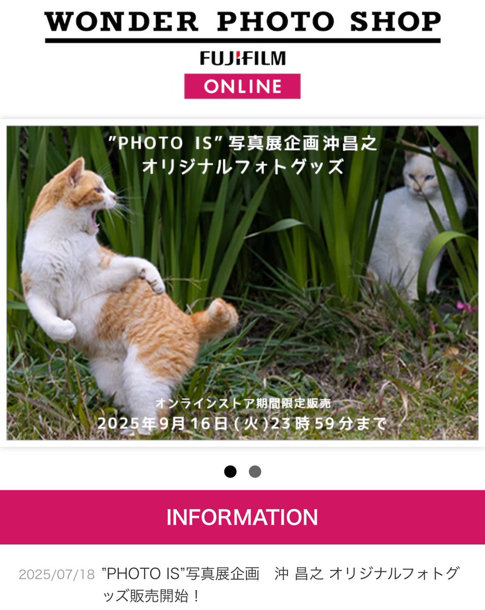 okirakuoki's tweet image. 【予約受付中‼️】
”PHOTO IS”写真展企画 沖 昌之 オリジナルフォトグッズ
wpsonline-jp.fujifilm.com/smartphone/lis…