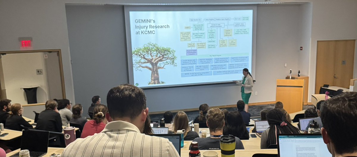 eaa5683's tweet image. Fantastic Grand Rounds from Dr. Staton and her teams journal in injury prevention as an implementation scientist. Thanks for sharing your many wins & inspiring us during our 22nd Annual Allen P. Klippel Honorary Lecture. @WUSTL_EM @TheTechDoc @TeddyDanielz @dukeemergency