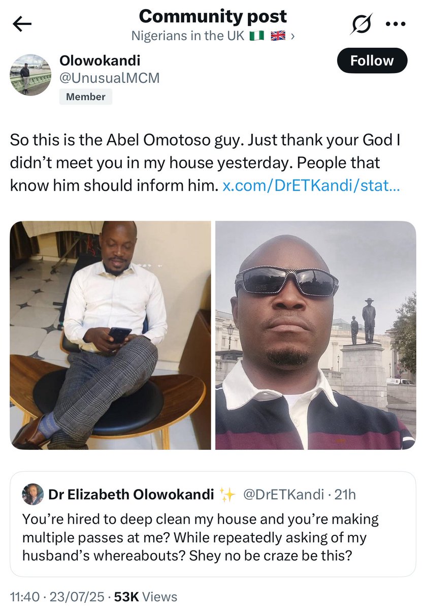 Ahn ahn! See yoruba cleaner o 😭😭😭