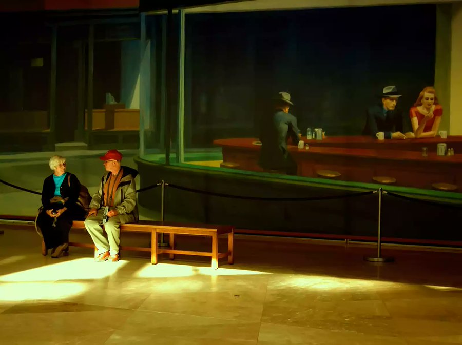 LKpaddy's tweet image. Edward Hopper en el museo, Washington, DC, 2007 β’
Yolanda Andrade β’