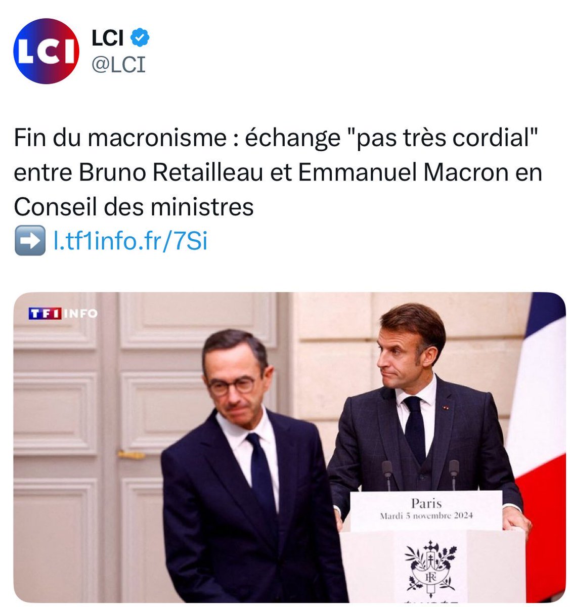 PanettonePazzo's tweet image. Rappel : tu l’as mis à ce poste bien qu’ultra-minoritaire avec 5% des voix pour éviter que la gauche arrivée en tête aux législatives ne puisse gouverner et pour donner des gages au RN afin de compter sur ses voix à l’Assemblée.
C’est pas la peine de jouer la pantomime