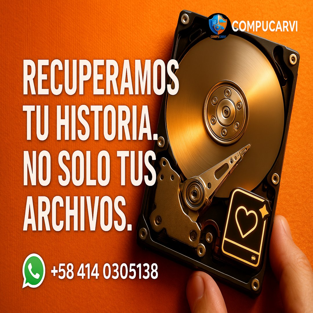Compucarvi's tweet image. Agenda una consulta gratuita o descarga nuestra guía de confianza: linktr.ee/compucarvi]
#RecuperacionDeDatos #HistoriasDeExito #ConfianzaDigital #MemoriaDigital #Familia #Experto #COMPUCARVI #Prevencion #SeguridadDeDatos