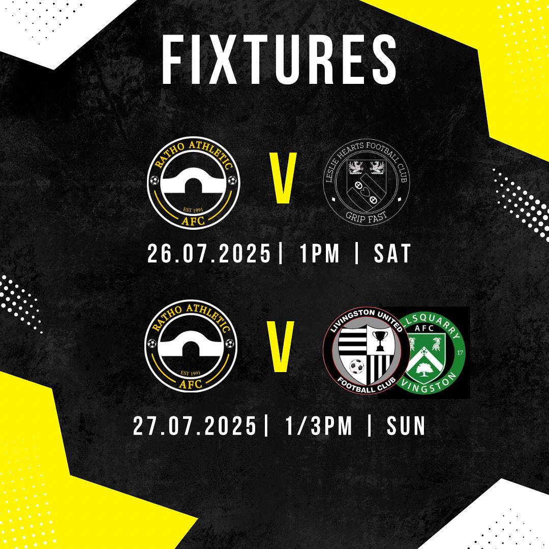 Upcoming fixtures 🖤💛