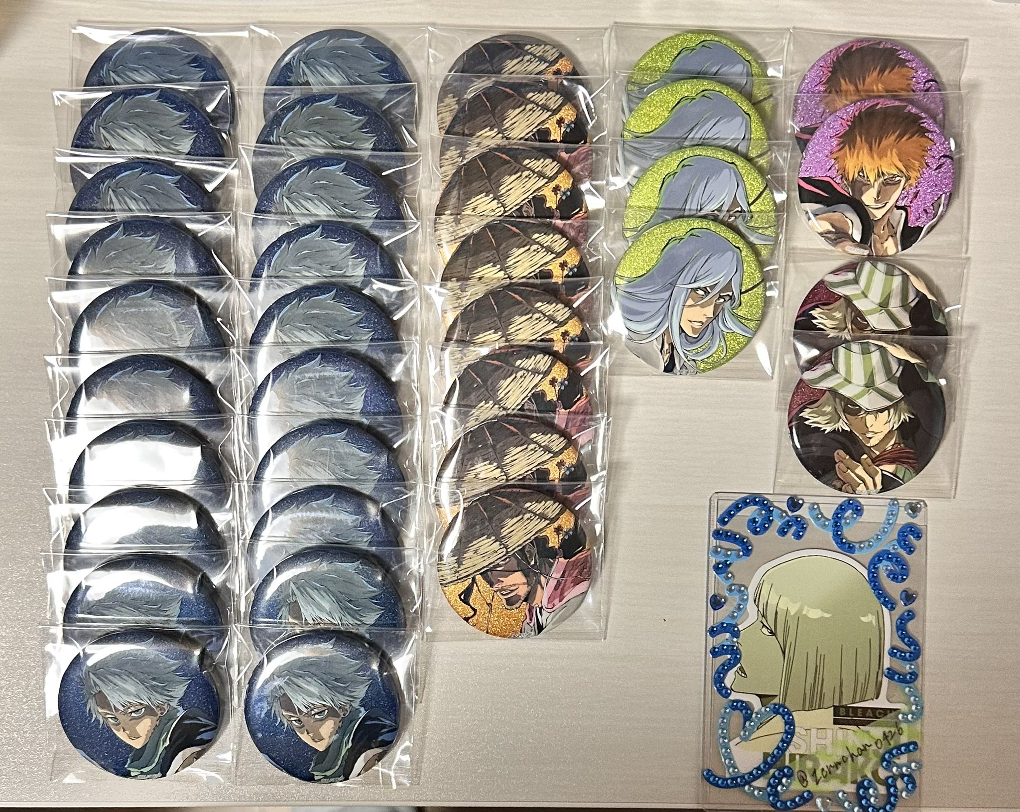 BLEACH WORLD CYN 浦原 缶バッジ クリア色紙 6点 新品未使用 雷(らい) on X: 
