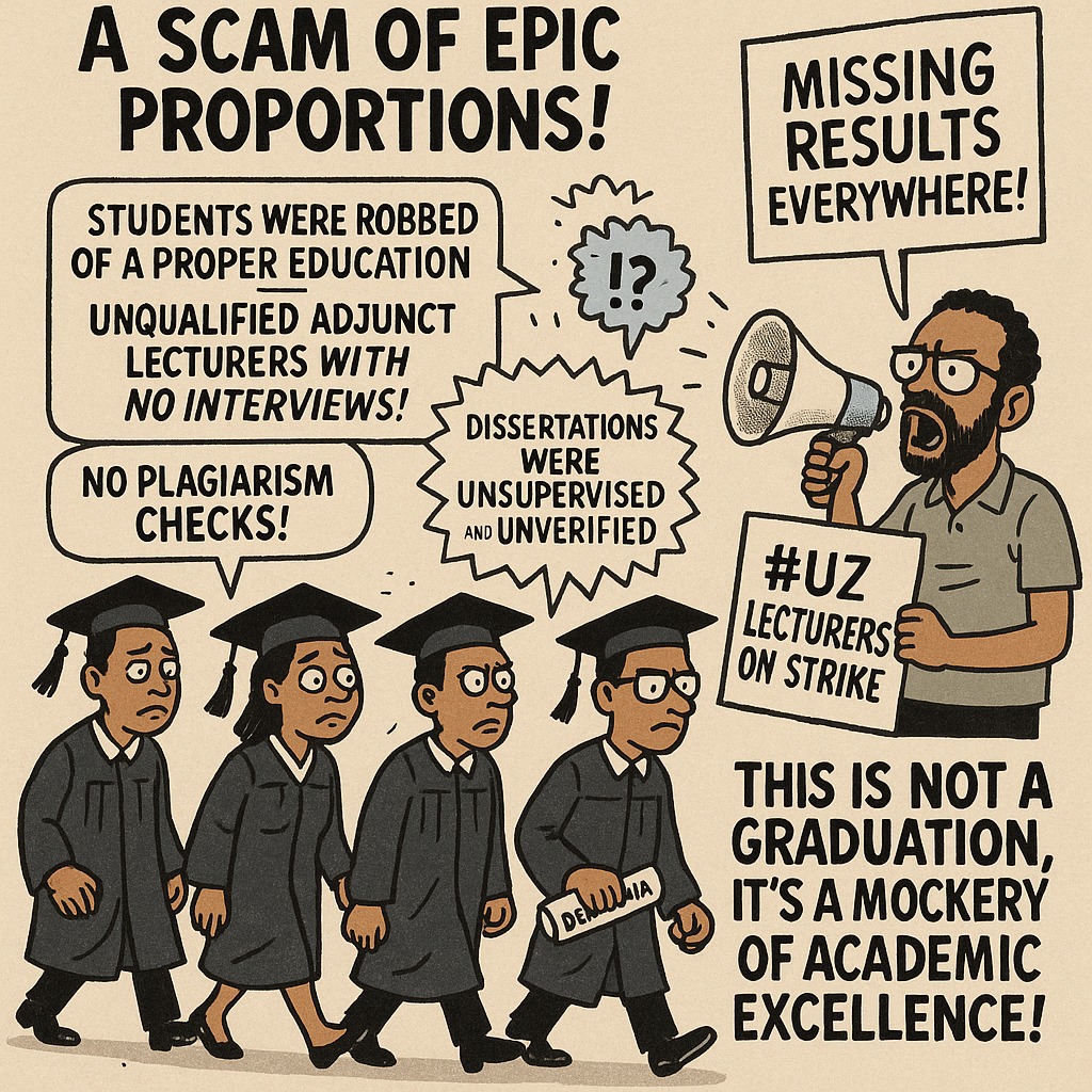 DAY 99: RAPID DEGRADATION UNIVERSITY! 🚨
99 days of LEGAL strike against poverty wages &amp; academic fraud! 💸🔥
Professors paid $230/month? 🤯 Meanwhile:
➡️ Unqualified lecturers teach WITHOUT interviews
➡️ Dissertations UNSUPERVISED, NO plagiarism checks
➡️ MISSING RESULTS,