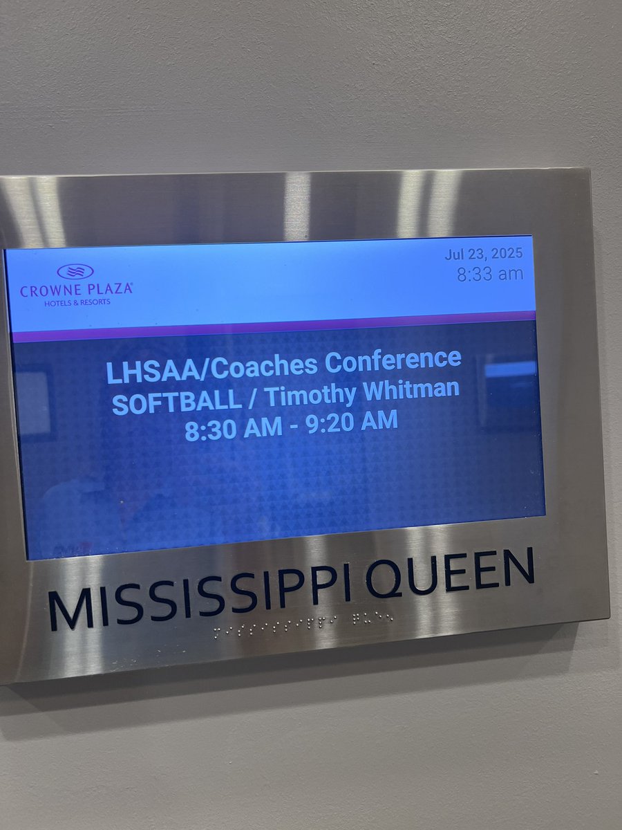 TheLHSCA's tweet image. Lead off for Day Two…
Thank you Coach Whitman for bringing the energy bright and early for softball this morning!!