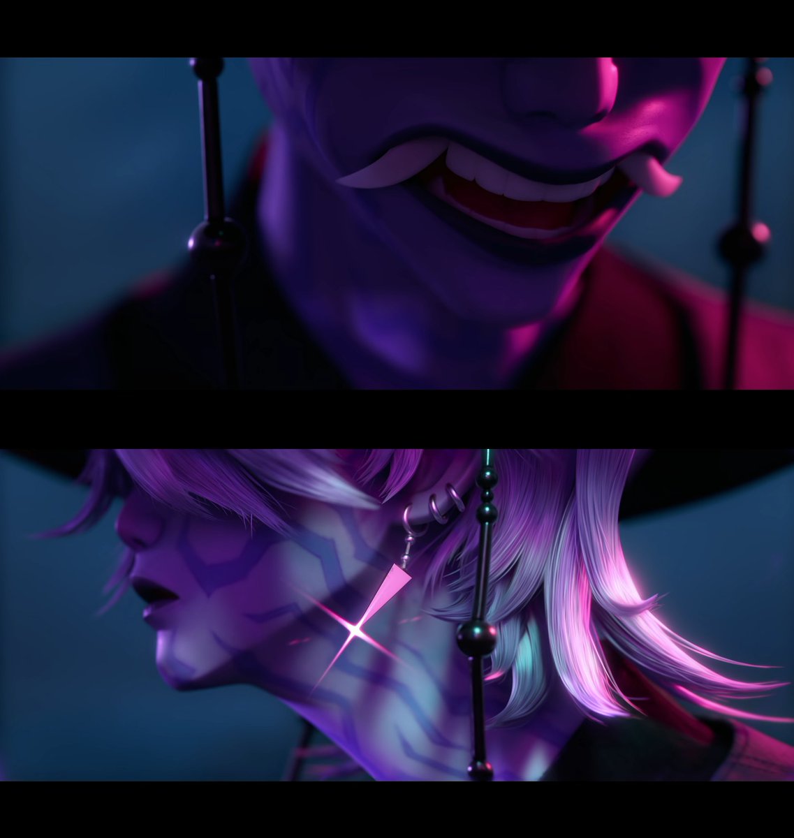 M_saja_'s tweet image. 미스터리 엄니 귀걸이로 변한 거만 생각하면 너무 좋아서 눈물 날 것 같음... 아이디어 진짜 너무 천재같아😭