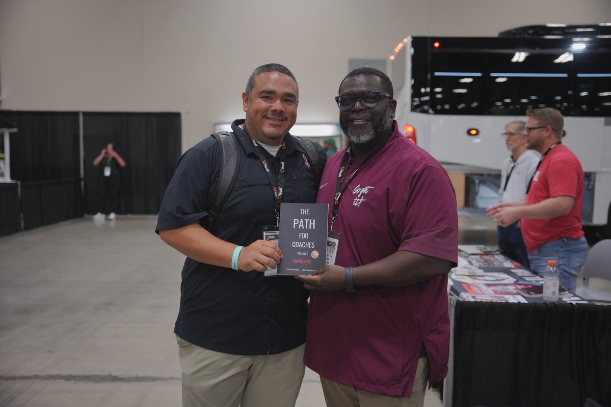 ChipBaker19's tweet image. We had a great time at The Path for Coaches- Mentoring author meet up at @THSCAcoaches Clinic! We have been getting amazing feedback from those that have read it so far. @ajacinto3 @coachsemler @coachrod91 @retorres70 @dhs_coacho @coachprejean1
#thepathforcoaches #gogetit