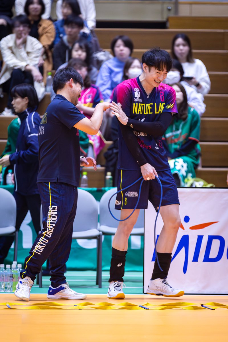 anuenueee's tweet image. 241027 SV.LEAGUE 出雲 東京グレートベアーズ 柳田将洋選手 橘裕也コーチ