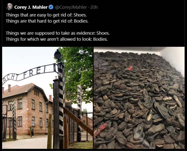Joe_Roberts01's tweet image. I went to a funeral for the remains of six unidentified children murdered in the Holocaust just this year—nearly 80 years after they were killed—and people still have the gall to say garbage like this. Disgusting. Yimakh shemo v'zikhro.