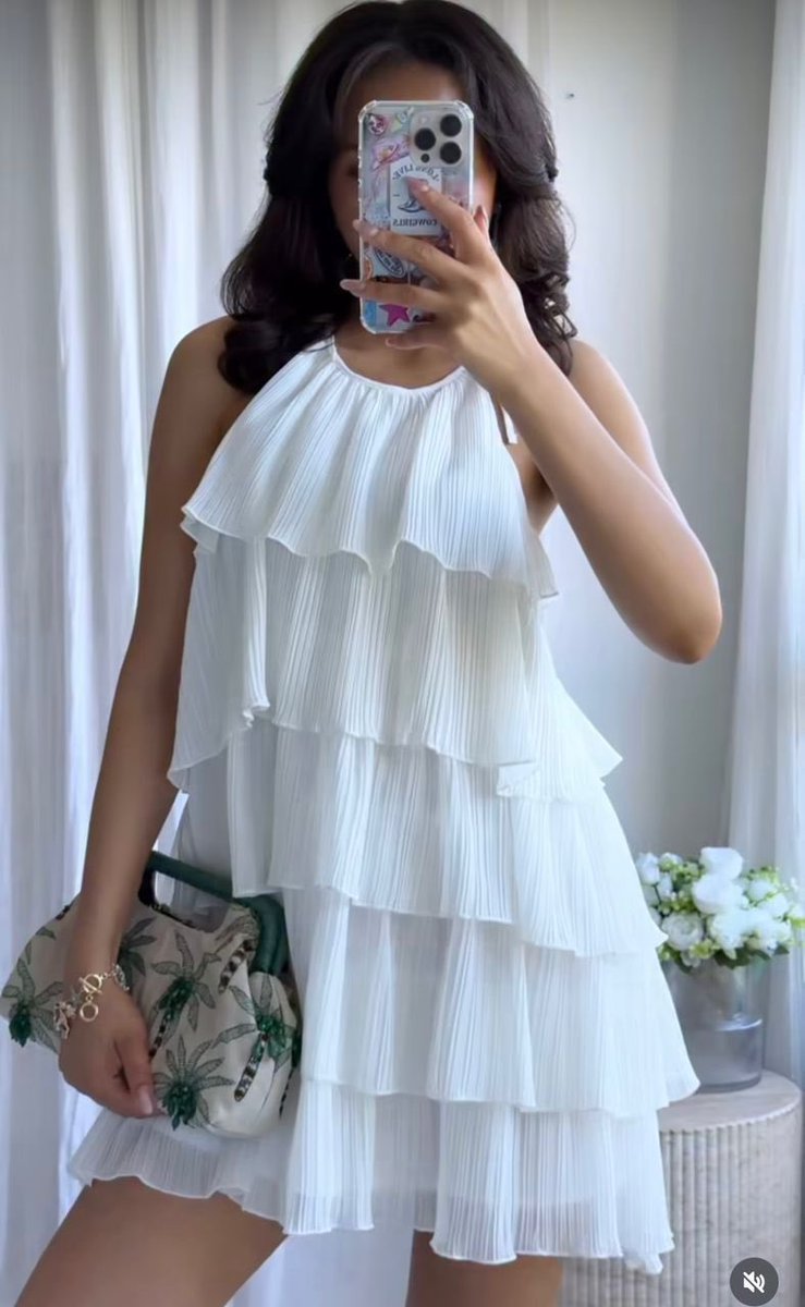 urfashionvogue's tweet image. Zara halter ruffles dress dress
Size:S-L FIT XL
Price:33,000
Top notch quality