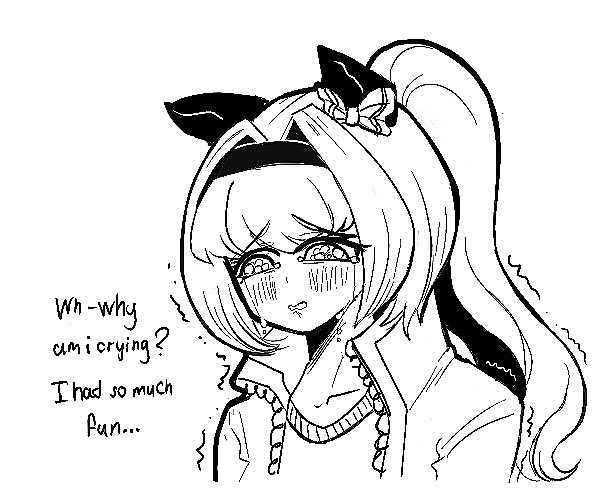 elluci_el's tweet image. Uma Musume is such a cruel game
what do you mean i have to watch my precious umadaughter Haru Urara crying every single time after losing at Arima Kinen???😭