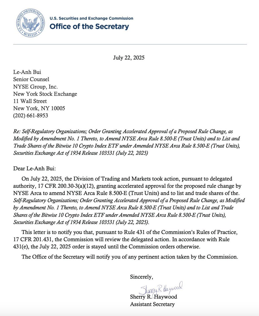 RipplePumpkin's tweet image. 🚨BREAKING: The SEC has just approved the Bitwise #XRP ETF 🤩
LFG $XRP 🚀🌕