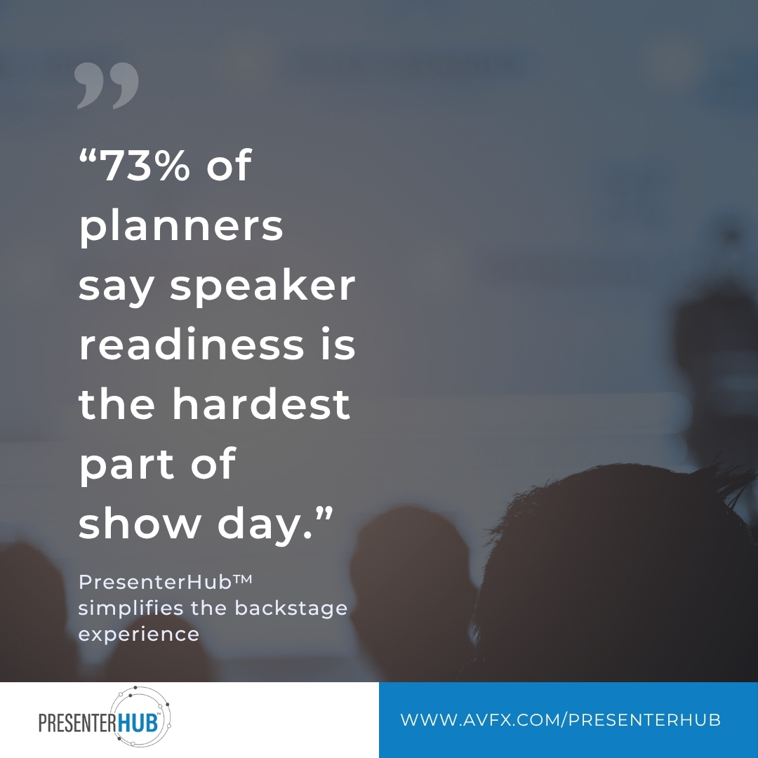 73% of event planners say speaker readiness is the hardest part of show day.
PresenterHub™ simplifies the backstage experience:
✅ No more missing slides
✅ No more unclear agendas
✅ No more chaos
Because polish shouldn’t depend on patience.
Book a Demo: hubs.ly/Q03wfJNB0