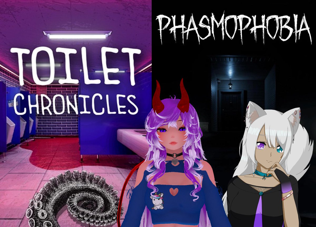 Day 3 of SUMMERWEEN!! 
We are starting with Toilet Chronicles and going into Phasmo with my lil sis <a href="/WitchyOnTTV/">WitchyOnTheTwitchy</a> !! 👀🤍
~Join the chaos~
twitch.tv/brattyunicorn

#Vtuber #twitch #smallstreamer #EnVtuber #varietystreamer #Summerween