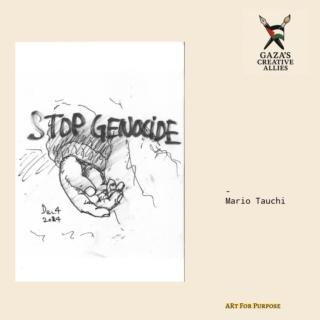 GazaAllies's tweet image. Mario Tauchi, a visual artist from Japan, showcased over 100 original drawings at his solo exhibition at the Esther Okada Art Gallery in Tokyo, Japan.