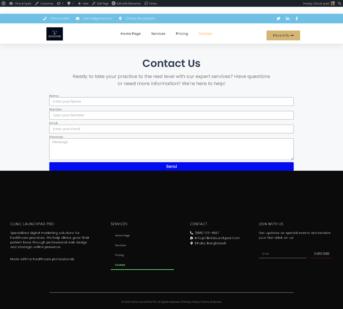 shihabuaa's tweet image. ✅ Another Client Project Completed — ClinicalSpark 🚀

For More information on comment: 

#ClientProject #WebDesign #ShihabUA  #HealthcareWebsite #ClinicalSpark #WordPressExpert #SEOServices #Branding #DigitalSuccess #ShihabWorks