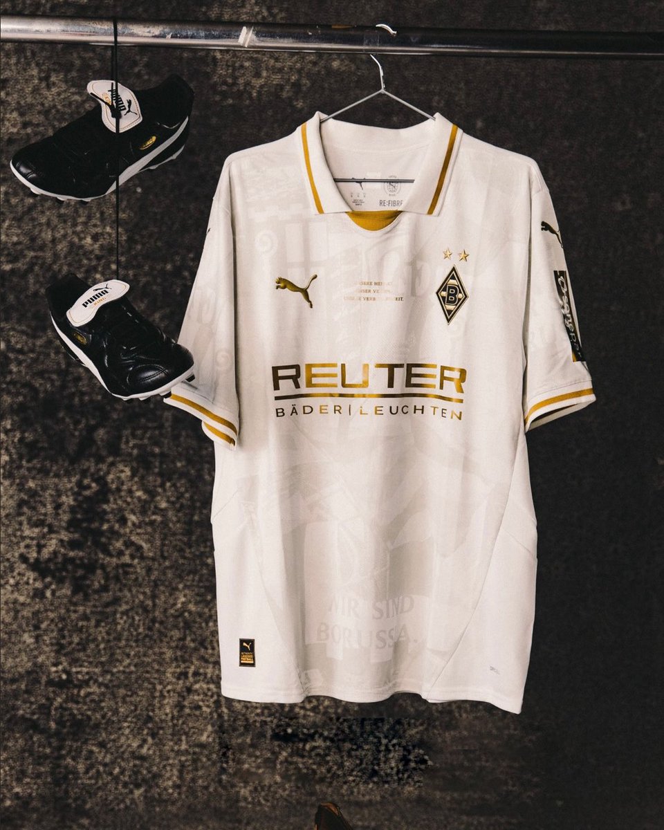 classicshirts's tweet image. ๐จ๐บ๐ฏ๐ฐ๐น๐ป ๐จ๐ณ๐ฌ๐น๐ป: The new Borussia Mรถnchengladbach 125th Anniversary shirt.
Featuring a jacquard pattern of some of the city's most famous landmarks.
What do you think? ๐ง