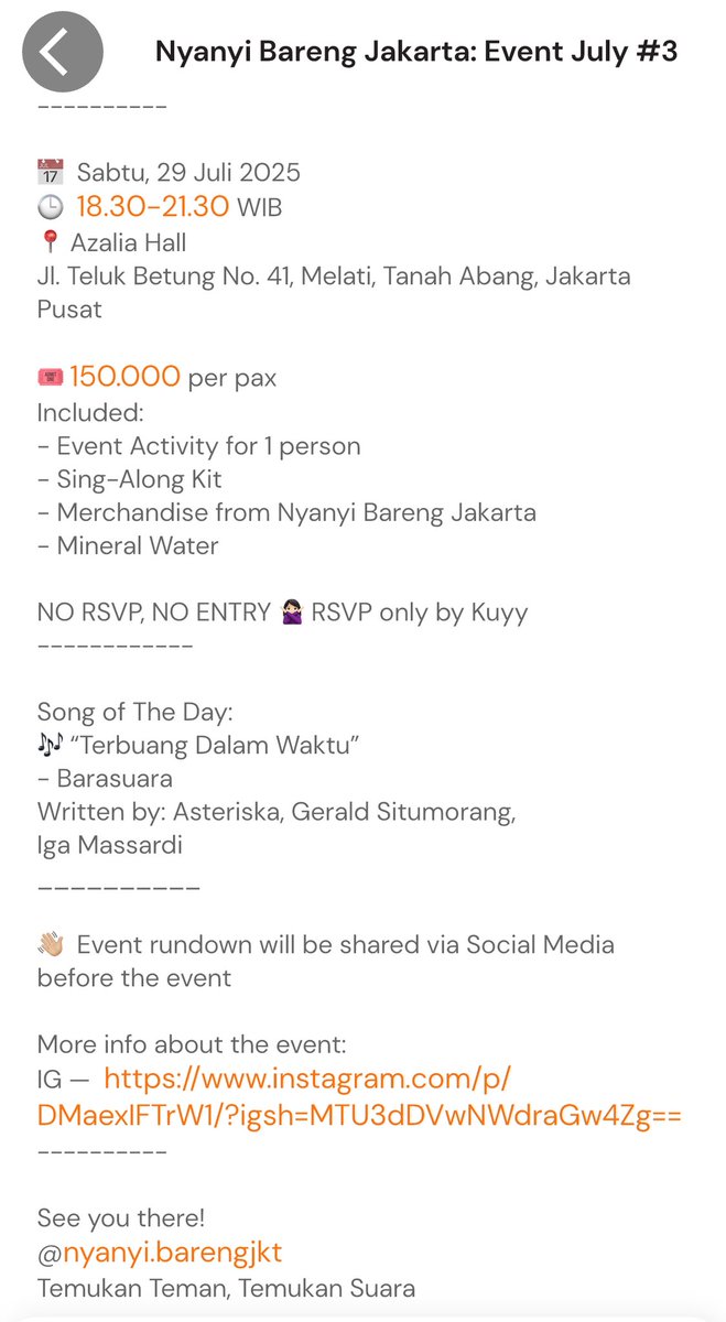 ticket secured! 🥵