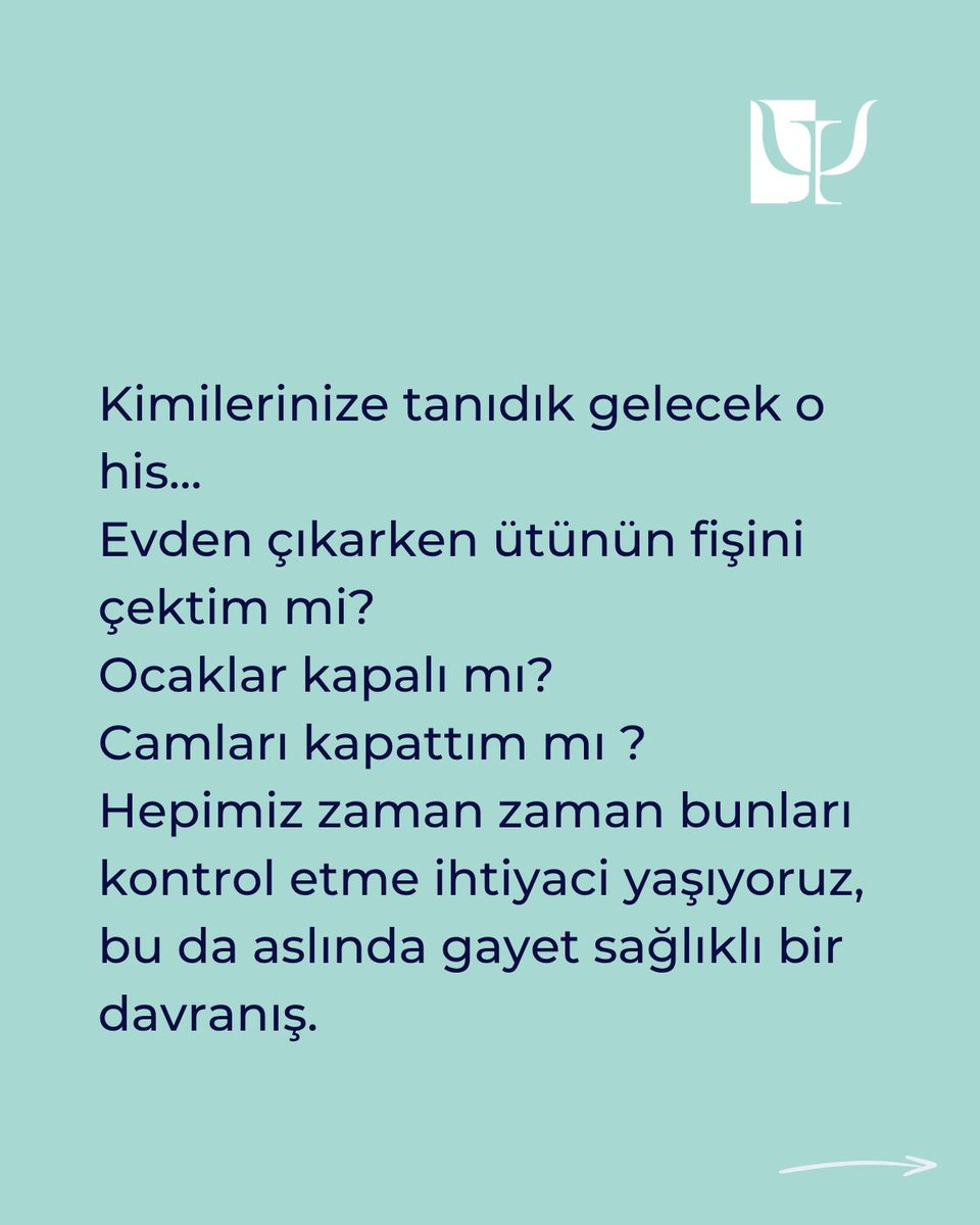 ApssEu's tweet photo. İnce eleyip sık dokuyan bir kişi misiniz?  Peki bu çok düşünen ve  her şeyi sağlama alan detaycı yapınızda vesveseye kapıldığınızı fark ettiğiniz oldu mu? Ya da belki vesveleri olan bir kişinin arkadaşınız. 

İşte bu postta insanlık hallerinden birisi: vesveseyi konuşuyoruz. Vesvese nedir ve ona ilaç mahiyetinde 4 katmanlı vesvese modeli neyi tavsiye ediyor beraber bakalım. 

Bu postun içeriği APSS yayınlarının Felak ve Nas Sureleri Kitabından alınmıştır. Kitabı aşağıdali linklerden satın alabilirsiniz: 

Google books: https://t.co/OATrKo9aoT

D&R : https://t.co/hOiYAptB5o

Kitqp yurdu: https://t.co/YIXc6nNECI

Hepsi Burada: https://t.co/ANvTXgBLKI

Istanbul kitapcisi: https://t.co/3RzON6eCbZ

#reklam #psychology #science #thought #wellness #wellbeing