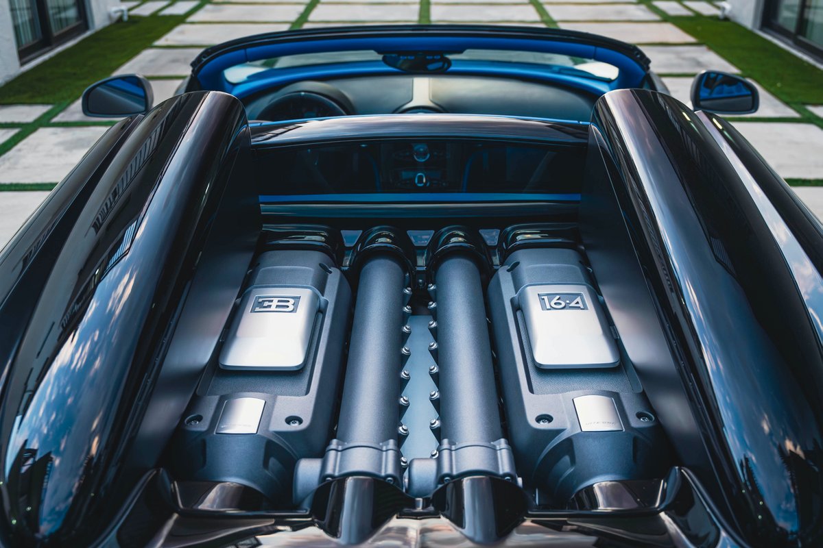 Bugatti's tweet image. The BUGATTI VEYRON Grand Sport Vitesse revolutionized the automotive world.
Named after Le Mans champion Pierre Veyron, it redefined what performance and luxury could be.
The hypercar that changed everything.
#BUGATTI #BUGATTIVeyron #VEYRON