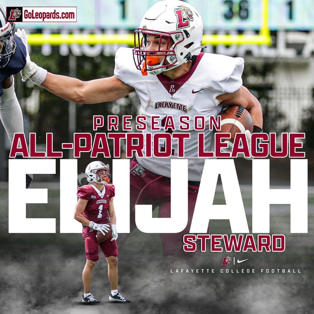 LafColFootball's tweet image. Preseason Recognition😤
Seniors Dylan Aguilera and Elijah Steward were selected to the Preseason All-Patriot League Football Team!
📰: tinyurl.com/2atdtnvw
#RollPards | #ClimbTheHill
@GoLeopards @LafCol @PatriotLeague
